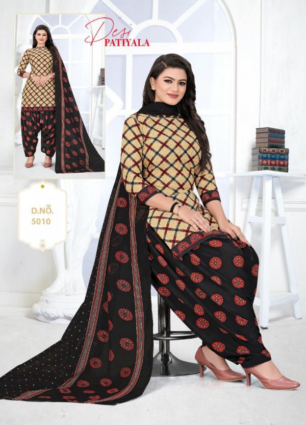 Ganesha Desi Patiyala Vol-5 Cotton Designer Readymade Suit